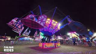 Windsurfer Deggeller Attractions Martin County Fair and Youth Livestock Show 2024 Stuart FL [upl. by Anoirtac]