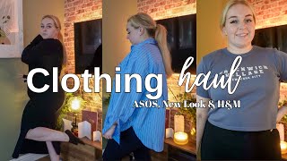 Clothing Haul  ASOS New Look amp HampM [upl. by Dorn]