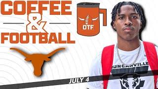 OTF Today  July 4  Dakorien Moore Commitment Updates  Latest Texas Longhorns Football News [upl. by Adamsen]