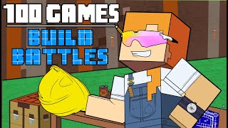 100 Games  Minecraft Build Battles [upl. by Zinn117]