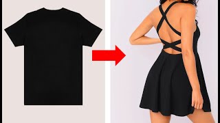 4 IDEAS DE TRANSFORMAR ROPA VIEJA SIN MÁQUINA  DIY CLOTHES IDEAS TURN YOUR OLD CLOTHES INTO NEW [upl. by Nyret292]