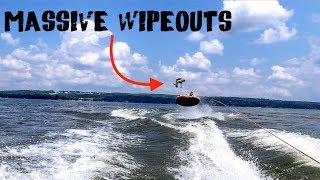 EXTREME TUBING FAILS 2018 Chautauqua Lake [upl. by Salokin]