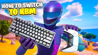 how to PROPERLY SWITCH to Keyboard and Mouse in Fortnite [upl. by Cut882]