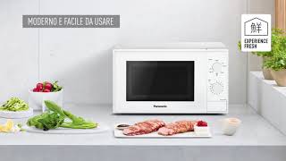 Forno Microonde con Grill Panasonic NNK10JW Cibo fresco salutare e veloce [upl. by Christiansen]