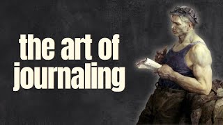 why men need to journal  the art of journaling [upl. by Sallyann381]