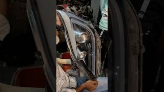 Innova T4 Aftermarket headlights Cleaning  restoration fyp share automobile shorts viralvideo [upl. by Alleunam218]