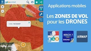 LES ZONES DE VOL AUTORISÉES POUR LES DRONES sur MOBILE [upl. by Sax]