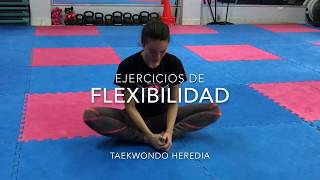 Ejercicios de flexibilidad para el taekwondo [upl. by Brendin228]