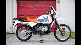 1988 BMW R100GS cold start [upl. by Anytsirhc101]