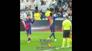 YAMAL GOAL VS REAL MADRID 🔥shorts yamal realmadrid barcelona elclasico goals trending yt [upl. by Marthena412]