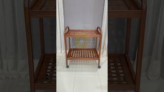 Wooden Tea Trolley Chinioti Work [upl. by Saiasi]