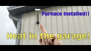 Big Maxx Furnace How I Heated My Pole Garage and Saved [upl. by Bronder]