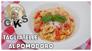 Classic Italian Tagliatelle In a Fresh Tomato Sauce Cosimo tour [upl. by Flannery]