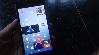 Windows 10 final build 1058636 in microsoft lumia 535 [upl. by Anselmo]