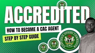 HOW TO BECOME AN ACCREDITED AGENT WITH CAC CORPORATE AFFAIRS COMMISSION  CAC AGENT REGISTRATION [upl. by Janos]