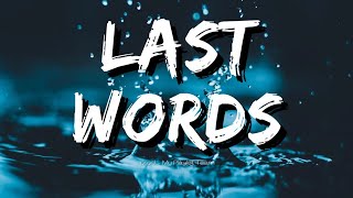 My Last Words  lyrics [upl. by Lorelei756]