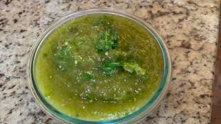 Salsa Verde para Tacos de Cabeza [upl. by Toombs]