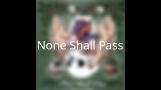 Aesop Rock  None Shall Pass Lyric Video [upl. by Madriene]