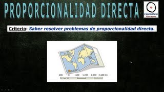 Proporcionalidad  Proporción Directa 1002 [upl. by Ruffina]