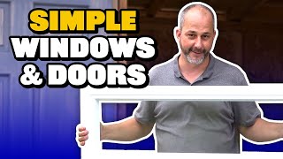 How to Build a Shed Part 5  Doors amp Windows [upl. by Nathaniel546]