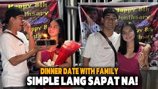 OUR SIMPLE DINNER DATE WITH FAMILY [upl. by Nnayram]