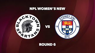 NPL Womens NSW Round 6 Blacktown Spartans FC v Sydney University SFC [upl. by Ttocs123]