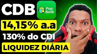 CDB PAGBANK 1415 aa  130 do CDI É O MELHOR INVESTIMENTO da RENDA FIXA VALE A PENA É SEGURO [upl. by Dudley]