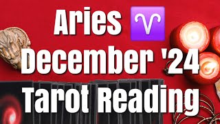 Aries ♈️ December 24 Tarot Reading [upl. by Nednyl]