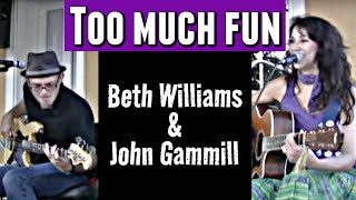 Beth Williams amp John Gammill Live Back in the Saddle Again [upl. by Knowle]