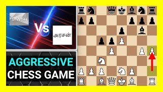 Aggressive Chess Engine Game Stash 340 vs Arasan 2421 Watch and Learn Chess [upl. by Charin646]