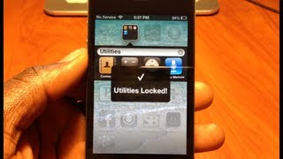 Lock Folders On iPhone iPod amp iPad [upl. by Natividad]