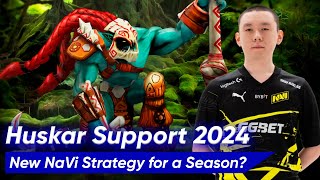 Huskar Support 735b NaVi Malady  Dota 2 2024 Pro Gameplay [upl. by Llenyaj]