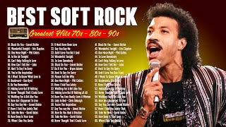 70s 80s 90s Soft Rock Music Hits Playlist ✌ Lioenl Richie Rod Stewart Celine Dion Phil Collins [upl. by Astrid]