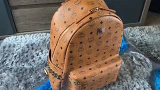 MCM Stark Backpack  Designer Bag Review  ASMR [upl. by Shieh]