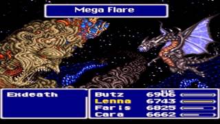 Final Fantasy V Final Boss Battle Exdeath  SNES [upl. by Ebag]