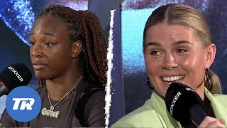 Best Highlights from the Claressa Shields vs Savannah Marshall Press Conference  SEPT 10 ESPN [upl. by Aicina]