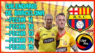 🔥CALENDARIO DE BARCELONA SC PRIMERA ETAPA LIGAPRO ECUADOR 2024  PROXIMOS PARTIDOS LIGAPRO FASE 1 [upl. by Abrams]