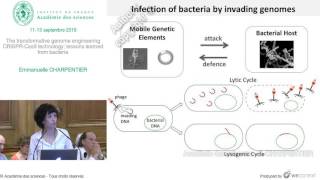 Conférence  E CHARPENTIER  The transformative genome engineering CRISPRCas9 technology [upl. by Lebisor]