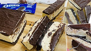 NO BAKE OREO CHEESECAKE  NO OVEN CHEESECAKE  EASY RECIPE TAGALOG WITH ENGLISH SUBTITLE [upl. by Eiramanit]