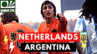 Netherlands vs Argentina 40 All Goals amp Highlights  1974 World Cup [upl. by Tedda]