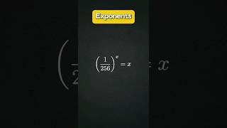 You WONT BELIEVE the Answer to This Equation exponent problem maths [upl. by Acireit387]