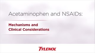 Acetaminophen amp NSAID Differences  TYLENOL® Professional [upl. by Gunzburg]