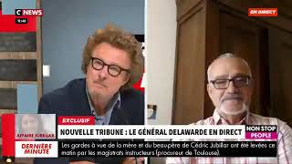 CNEWS  Le général Delawarde se fait couper le micro en direct après des allusions antisémites [upl. by Jolanta]