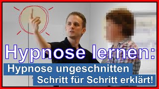 Hypnose lernen Komplette Hypnose Anleitung zum Nachmachen [upl. by Reema477]