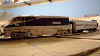 Athearn F59PHI fitted with Loksound [upl. by Kcirrad]