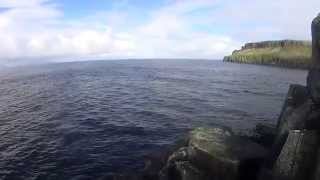 Neist Point lure fishing for pollock September 2015 [upl. by Soneson]