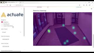 Actuate Analytics UI  RealTime Security Camera AI [upl. by Uzzi]