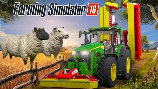 Fs 16 How to Feeds Sheep  Fs16 Grass Cutting Gameplay  Farming Simulator 16 Timelapse fs16 [upl. by Latty]