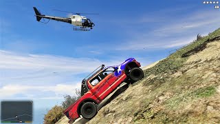 GTA 5  BEST CAR  POLICE CHASE CARACARA 4X4 [upl. by Edny]