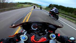 Suzuki GSXR600 2009 Top Speed Highway cruise [upl. by Tahp]